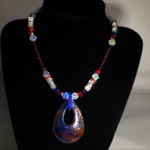 4th of July Firework Necklace